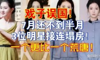 7月刚过半就有4位明星接连塌房个个荒唐没一个值得同情